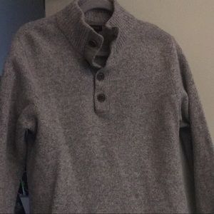 Grey wool sweater